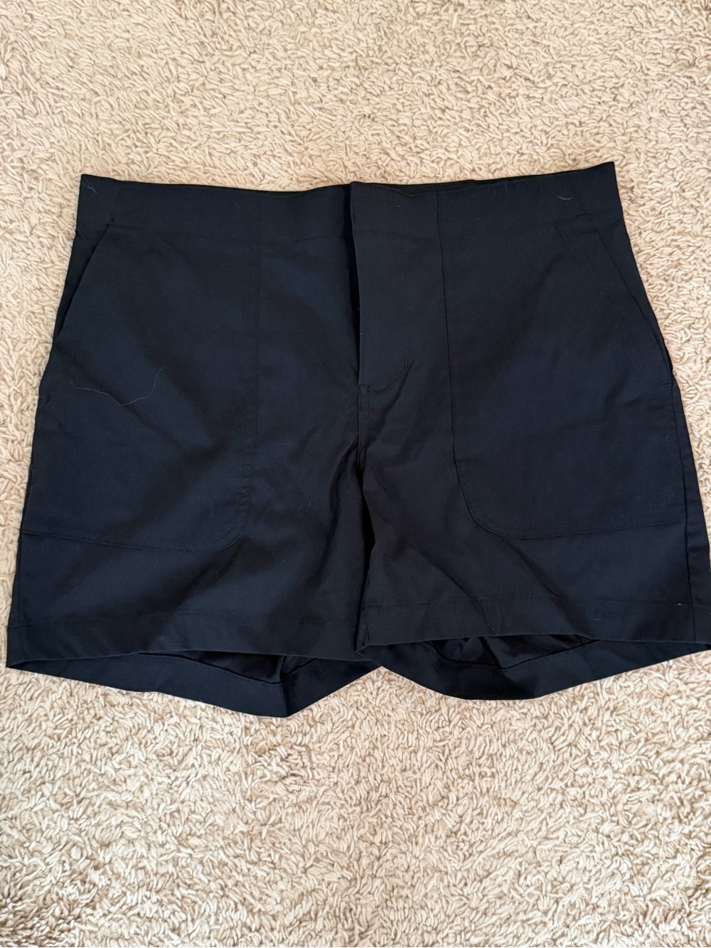 Eddie Bauer Black Flat-Front Women’s Shorts